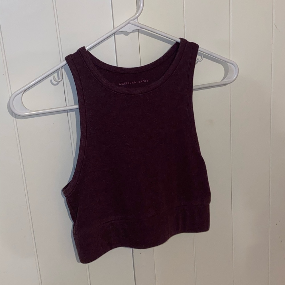 NWT American Eagle / AE High Neck Cropped Tank Top